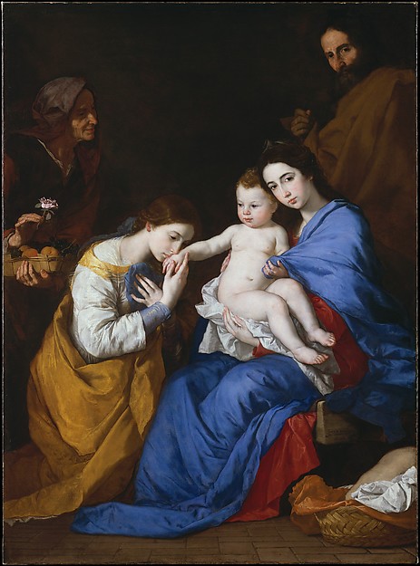 Holy Family - Jusepe de Ribera, 1648